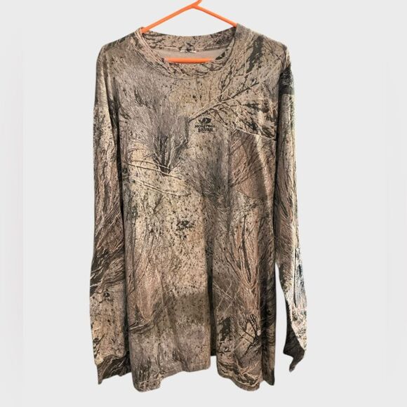 Mossy Oak Brush Camo Long Sleeve Tunic Shirt - Picture 2 of 4